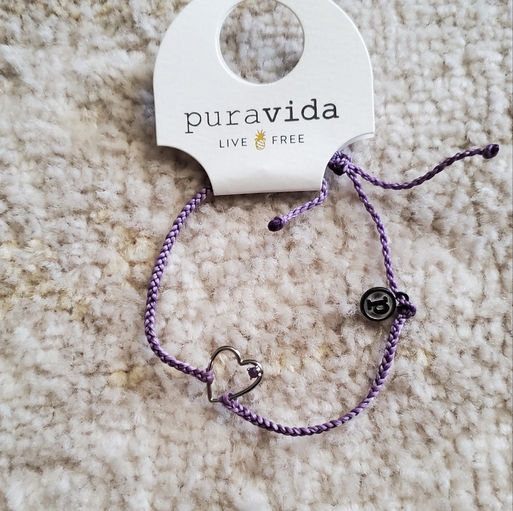 NWT PuraVida Heart Bracelet